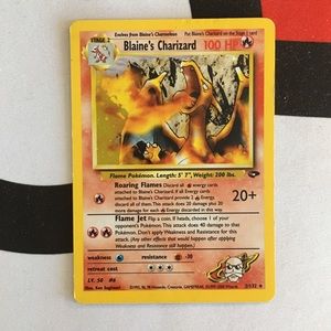 Rare Blaines Charizard Holo